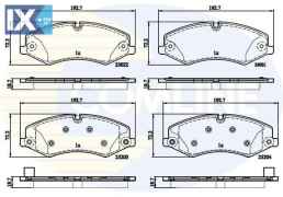 ΣΕΤ ΔΙΣΚΟΦΡΕΝΑ ΕΜΠΡ. LAND ROVER  CBP02210 AH422K021DA LR016962 LR021253 LR026220 LR032063 LR047859 LR051626 LR057725 LR101981 LR134700 LR161940