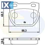 ΣΕΤ ΔΙΣΚΟΦΡΕΝΑ ΟΠΙΣΘ. LAND ROVER  CBP02215 SFP000130 SFP00025 SFP000250