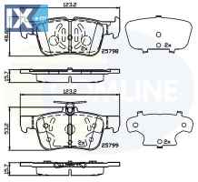 ΣΕΤ ΔΙΣΚΟΦΡΕΝΑ ΟΠΙΣΘ. FORD  CBP02243 5302023 DG9C2M007CB DG9Z2200F 5341206 DF9Z2200Z DG9C2M007GA DG9Z2200A DG9Z2200C DG9Z2200D DG9Z2200E