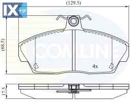 ΣΕΤ ΔΙΣΚΟΦΡΕΝΑ ΕΜΠΡ. LAND ROVER  CBP0232 SFP100360 SFP100360