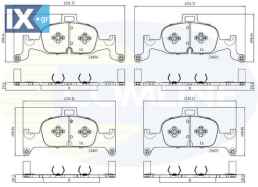 ΣΕΤ ΔΙΣΚΟΦΡΕΝΑ ΕΜΠΡ.  AUDI  CBP02365 4K0698151E 8W0698151AC 8W0698151AD 8W0698151AQ 8W0698151L 8W0698151M