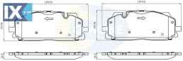 ΣΕΤ ΔΙΣΚΟΦΡΕΝΑ ΕΜΠΡ. AUDI - VW  CBP02443 4K0698151 4M0698151AA 4M0698151AM 4M0698151AN 4M0698151AP 4M0698151H 4M0698151T 8W0698151N 8W0698151R 4K0698151 4K0698151C 4KE698151F 4M0698151AA 4M0698151AJ 4