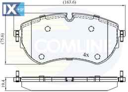 ΣΕΤ ΔΙΣΚΟΦΡΕΝΑ ΕΜΠΡ.  VW  CBP02456 2H6698151A 2H6698151A 2H6698151A 2H6698151A