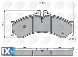 ΣΕΤ ΔΙΣΚΟΦΡΕΝΑ ΕΜΠΡ. ΟΠΙΣΘ. MERCEDES-VW  CBP0271 0004237110 0024204120 0024204220 0034201720 0044201520 0044202420 0044202620 0054208620 0084204620 0084204920 9024210110 A0004237110 A0024204120 A00242