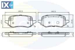 ΣΕΤ ΔΙΣΚΟΦΡΕΝΑ ΟΠΙΣΘ. FORD  CBP02741 2413374