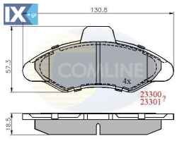 ΣΕΤ ΔΙΣΚΟΦΡΕΝΑ ΕΜΠΡ. FORD  CBP0393 1015598 1048309 1130751 5025948 5026661 5027604 5028176 6180371 6500952 6500953 6500954 6704271 6962492 7075049 7075050 91AB2K021BB 91AB2K021JA