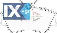 ΣΕΤ ΔΙΣΚΟΦΡΕΝΑ ΕΜΠΡ. VW  CBP0419 701698151D 701698151E 701698151J 7D0698151B