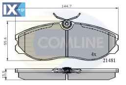 ΣΕΤ ΔΙΣΚΟΦΡΕΝΑ ΕΜΠΡ. NISSAN - FORD  CBP0447 410600F025 410602X825 410609C125 410609C525 410609C526 410609G526 D10602X80A 1203933 1954460 1956495 1957042