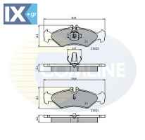 ΣΕΤ ΔΙΣΚΟΦΡΕΝΑ ΟΠΙΣΘ. MERCEDES  CBP0453 0004212410 0024203820 0024205620 0024206920 0034206420 0044205620 A0004212410 A0024203820 A0024205620 A0024206920 A0034206420 A0044205620 2D0698451A 2D0698451C