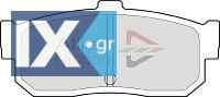 ΣΕΤ ΔΙΣΚΟΦΡΕΝΑ ΟΠΙΣΘ. NISSAN  CBP0474 4406054C91 440605M490 4406063C90 4406078N91 4406087N90