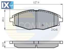 ΣΕΤ ΔΙΣΚΟΦΡΕΝΑ ΕΜΠΡ. CHEVROLET-DAEWOO  CBP0486 96273708 S113501080 96288629 96316582 96426043 96446175 96446176 S4510017 96273708 96281945 96316582 96446176 S4510004