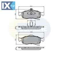 ΣΕΤ ΔΙΣΚΟΦΡΕΝΑ ΕΜΠΡ. FORD  CBP0514 1073731 1079347 1095201 1096942 1130759 1521326 1652285 5029147 6877836 6882584 93BB2K021EB 97BX2K021BC