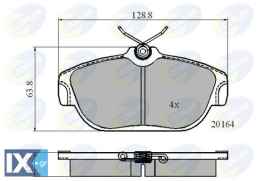 ΣΕΤ ΔΙΣΚΟΦΡΕΝΑ ΕΜΠΡ. VOLVO  CBP0590 271349 2713493 2713498 271737 2717379 271979 31261183 3516916