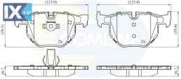 ΣΕΤ ΔΙΣΚΟΦΡΕΝΑ ΟΠΙΣΘ. BMW  CBP06001 34212339276 34212339277 34212339278 34212339279 34212339290 34216763043 34216763044 34216784135