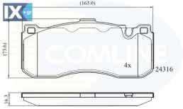 ΣΕΤ ΔΙΣΚΟΦΡΕΝΑ ΕΜΠΡ. BMW  CBP06005 34116784807 34116786044 34116797860 34106860642