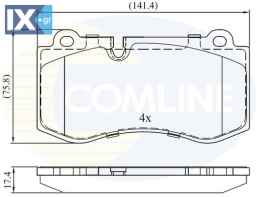 ΣΕΤ ΔΙΣΚΟΦΡΕΝΑ ΕΜΠΡ. MERCEDES  CBP06020 0044206220 0044208020 004420802041 0054207820 A0044206220 A0044208020 A004420802041 A0054207820