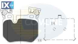 ΣΕΤ ΔΙΣΚΟΦΡΕΝΑ ΟΠΙΣΘ. BMW  CBP06023 34216784808 34216791421 34216797857 34216797863