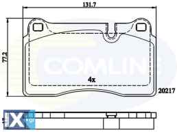 ΣΕΤ ΔΙΣΚΟΦΡΕΝΑ ΕΜΠΡ. LAND ROVER  CBP06030 5H222D007AA SFP500045 SFP500070