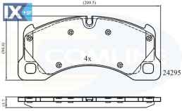 ΣΕΤ ΔΙΣΚΟΦΡΕΝΑ ΕΜΠΡ. PORSCHE-VW  CBP06039 7L0698151M 7L0698151N 7P0698151 7P0698151B 7P0698151C 7P6698151 7P6698151B 7L0698151M 7L0698151N 7P0698151 7P0698151B 7P0698151C 7P6698151 7P6698151B 7L069815