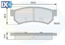 ΣΕΤ ΔΙΣΚΟΦΡΕΝΑ ΟΠΙΣΘ. CHEVROLET  CBP06100 96800089