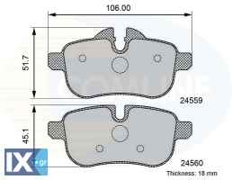 ΣΕΤ ΔΙΣΚΟΦΡΕΝΑ BMW  CBP06106 34216788275 34216797861