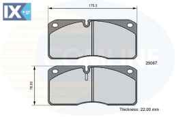 ΣΕΤ ΔΙΣΚΟΦΡΕΝΑ ΕΜΠΡ. IVECO - NISSAN  CBP06107 410609X425 1906043 1906146 1906297 5001014704 5001825339 5001873218