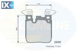 ΣΕΤ ΔΙΣΚΟΦΡΕΝΑ ΟΠΙΣΘ. BMW  CBP06108 34212284989 34216855474 34216876422 34216887576 34218099354