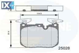 ΣΕΤ ΔΙΣΚΟΦΡΕΝΑ ΕΜΠΡ. BMW  CBP06110 34106799805 34106859067 34106866072 34106878878 34116850850 34116859066 34116866072 34116878876