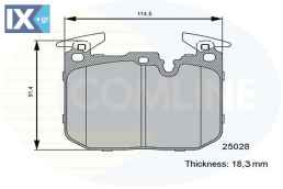 ΣΕΤ ΔΙΣΚΟΦΡΕΝΑ ΕΜΠΡ. BMW  CBP06122 34106799805 34106859067 34106878878 34112284969 34116857968 34116859066 34116859282 34116865460 34116876641 34116878876 34116878882