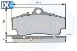 ΣΕΤ ΔΙΣΚΟΦΡΕΝΑ ΟΠΙΣΘ. PORSCHE  CBP06130 98635293910 98735293900 99635293000 99635293003 99635293900 99635293903 99635298000