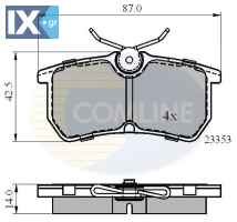 ΣΕΤ ΔΙΣΚΟΦΡΕΝΑ ΟΠΙΣΘ. FORD  CBP0705 1S4Z2200BA 1075565 1107698 1425407 1780884 1810990 1S4Z2200BA 98AB2M008BA 98AX2M008BA 98AX2M008BB C1BC2M008AA C1BC2M008AB C1BC2M008AC