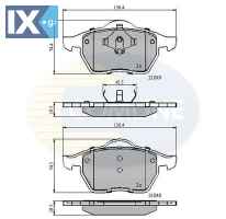 ΣΕΤ ΔΙΣΚΟΦΡΕΝΑ ΕΜΠΡ. FORD-SEAT-VW  CBP0715 3A0698151 3A0698151A 7M0698151 7M0698151A 7M0698151B 3A0698151 3A0698151A 7M0698151 7M0698151A 7M0698151B 1001095 1027703 1031843 3A0698151 3A0698151A 7M0698
