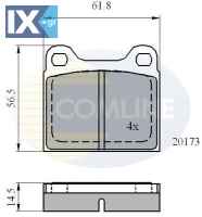 ΣΕΤ ΔΙΣΚΟΦΡΕΝΑ ΟΠΙΣΘ. ALFA ROMEO  CBP0731 425060 0004207020 0005861142 0005861442 0005862242 0005862542 0005863942 0005864142 0005864642 0005867142 0005867642 0014207920 0015866442 A0004207020 A000420