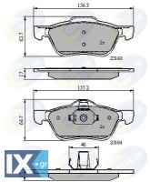 ΣΕΤ ΔΙΣΚΟΦΡΕΝΑ ΕΜΠΡ. NISSAN  CBP0739 410609F525