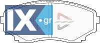ΣΕΤ ΔΙΣΚΟΦΡΕΝΑ ΕΜΠΡ. MAZDA  CBP0849 LBZ23323ZA S4YK3323ZA CBZ2332Z LBZ2333Z S4YK333Z