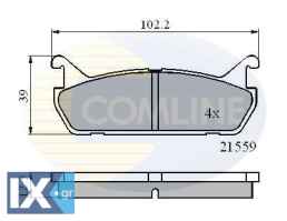 ΣΕΤ ΔΙΣΚΟΦΡΕΝΑ ΟΠΙΣΘ. MAZDA-SUZUKI  CBP0875 NAY92643ZA BWYH263Z BWYH2643Z E0Y8263Z E0Y8263ZA E0Y8263ZB E0Y82643Z E0Y82643ZA E0Y82643ZB NAY0263Z NAY0263ZA NAY02643Z NAY02643ZA NAY1263Z NAY12643Z NAYO26