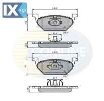 ΣΕΤ ΔΙΣΚΟΦΡΕΝΑ ΕΜΠΡ. AUDI-SEAT-SKODA-VW  CBP0889 1J0615115 1J0698151 1J0698151A 1J0698151B 1J0698151H 1J0698151J 6C0698151 6C0698151A 6C0698151B 6Q0698151 6R0698151A 6V0698151 6V0698151B 1J0615115 1J0
