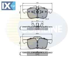 ΣΕΤ ΔΙΣΚΟΦΡΕΝΑ ΕΜΠΡ. ROVER  CBP0898 SFP100511 GBP90342AF SFP100511 SFP100511SLP