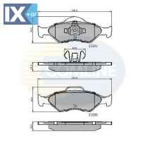 ΣΕΤ ΔΙΣΚΟΦΡΕΝΑ ΕΜΠΡ. FORD  CBP0899 1E12333Z 1031781 1111857 1111858 1130715 1206062 1947389 91FX2K021AB YS612K021AA YS612K021BA YS6J2K021AA YS6J2K021AB