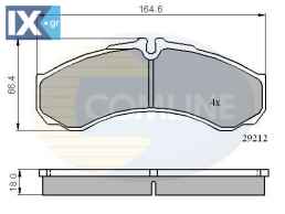 ΣΕΤ ΔΙΣΚΟΦΡΕΝΑ ΕΜΠΡ. IVECO  CBP0909 2994086 2995631 2996091 2996605 42470835 42548191 5001844747 5001850859