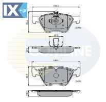 ΣΕΤ ΔΙΣΚΟΦΡΕΝΑ ΕΜΠΡ. MERCEDES  CBP0913 0024204520 0024205020 0034202920 0034208320 0044200320 0044200720 A0024204520 A0024205020 A0034202920 A0034208320 A0044200320 A0044200720 00K05139218AB 5114555AA