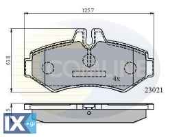 ΣΕΤ ΔΙΣΚΟΦΡΕΝΑ ΟΠΙΣΘ. MERCEDES  CBP0914 0004209720 0034202420 0044202520 0084204320 0084204420 A0004209720 A0034202420 A0044202520 2D0698451B 2D0698451B 2D0698451B 2D0698451B