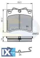 ΣΕΤ ΔΙΣΚΟΦΡΕΝΑ ΕΜΠΡ. VW  CBP0925 701698151A 701698151B 701698151F 701698151G 701698151H 7D698151B 701698151A 701698151B 701698151F 701698151G 701698151H 7D698151B 701698151A 701698151B 701698151F 7016