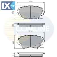 ΣΕΤ ΔΙΣΚΟΦΡΕΝΑ ΕΜΠΡ. TOYOTA  CBP0944 0446542070 0446542071 0446542080 0446542110 0446542130 04465YZZCN 04465YZZCS 446542071 446542080