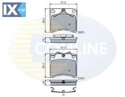 ΣΕΤ ΔΙΣΚΟΦΡΕΝΑ ΕΜΠΡ. VW  CBP0953 701698151A 701698151B 701698151F 701698151G 701698151H 7D698151B