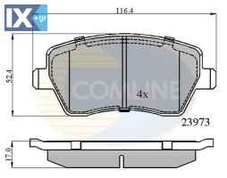 ΣΕΤ ΔΙΣΚΟΦΡΕΝΑ ΕΜΠΡ. NISSAN-SUZUKI  CBP0984 41060AX601 41060AX625 41060AZ625 D1060AX60A D1060AX61F D1060BH40A 4154210510 A4154210510 8450108101 410604076R 410604775R 410608481R 7701208422 7701209164 8