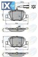 ΣΕΤ ΔΙΣΚΟΦΡΕΝΑ ΟΠΙΣΘ. FIAT  CBP11026 71770110 77365754 77367241 71770110 77365754 77367241 71770110 77365754 77365754 77367241