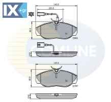 ΣΕΤ ΔΙΣΚΟΦΡΕΝΑ ΕΜΠΡ. FIAT-PEUGEOT  CBP11031 425224 425225 425226 425455 425225 425226 425455 E172354 71770982 77362235 9948626