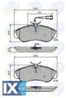 ΣΕΤ ΔΙΣΚΟΦΡΕΝΑ ΕΜΠΡ. CITROEN-FIAT-PEUGEO  CBP11032 425224 425225 425227 425456 425224 425227 425456 E172348 71753040 71770980 77362233 9948629