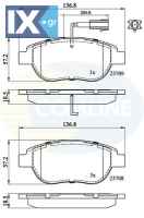 ΣΕΤ ΔΙΣΚΟΦΡΕΝΑ ΕΜΠΡ. FIAT  CBP11038 95511321 95515027 1605157 1605181 95515027 425408 425409 51928528 71752990 71754803 71770086 71770981 71772222 71772521 77362092 77362195 77362712 77363420 77363958